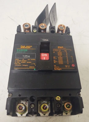 🔥 Clean Fuji EA203B 125A Auto Circuit Breaker