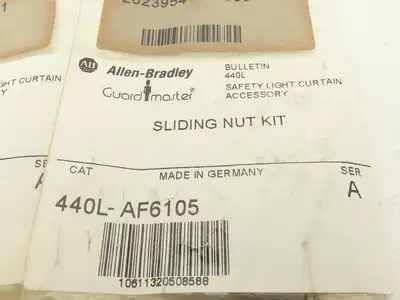 Allen-Bradley 440L-AF6105 GuardShield Light Curtain Sliding Nut Kit  Lot of 4