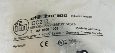 NEW IFM EFECTOR IGK3005-BPKG/K1/V4A/US-104-IGC232 INDUCTIVE SENSOR