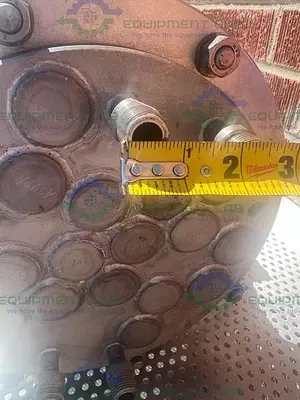 USED FINN-AQUA STAINLESS STEEL  HEAT EXCHANGER  13" X 37"