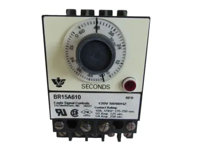 NEW DANAHER CONTROLS BR15A610 TIMER 120V 50/60HZ