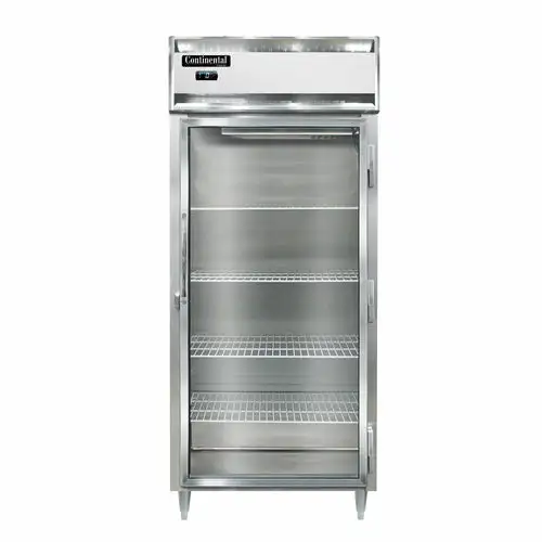 Continental D1FXNSSGD 36 1/4" Designer Line One Section Reach In Freezer, (1) Right Hinge Glass Door, 115v
