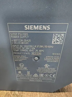 SIEMENS 6EP1334-2BA20 PLC Power Supplies | ESS Industrial Equipment Sales (7)