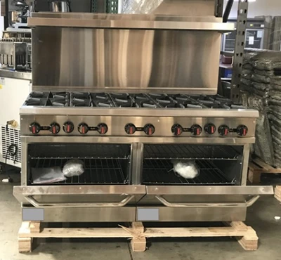 171-0091 60” 10 Burner Gas Range & Oven