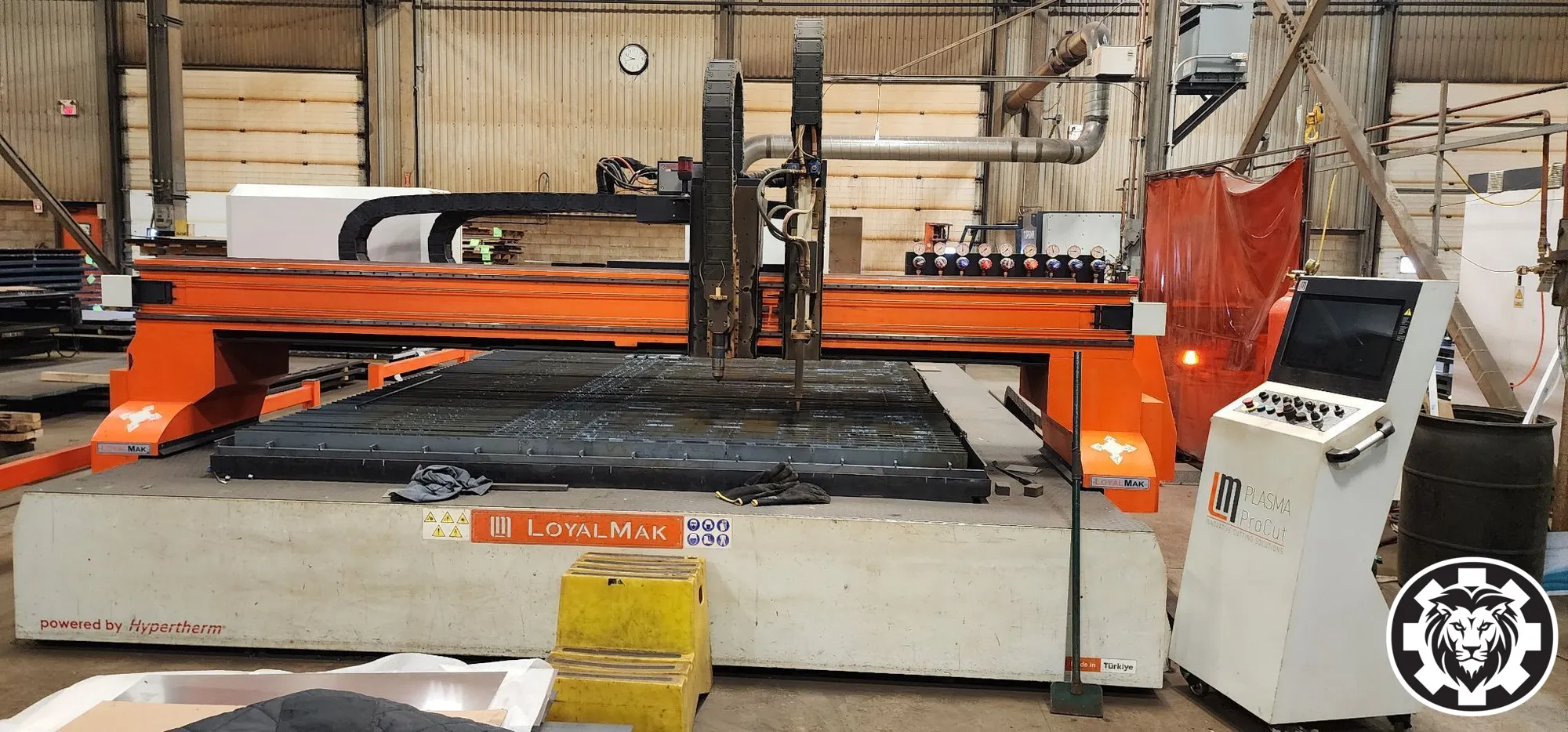 10' x 20' Loyalmak LPL CNC Plasma Table, 2020 - High Def, Flame Cutting Table, Hypertherm HPR 300, Extraction System, Tanaka Oxy Torch