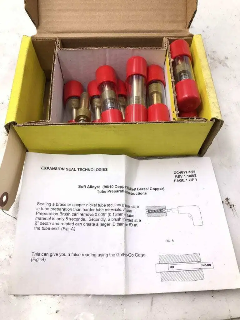 Curtiss-Wright Pop-A-Plug P2-680-B Brass Heat Exchanger Tube Plug -NIB of 10