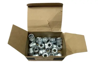 New | in-Stock EMERSON APPLETON STEEL CONDUIT HUB 1/2" LOT OF 14 Electrical Fittings | Maverick Industrial Sales #1119660