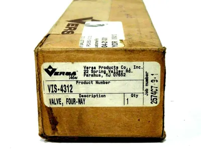NEW VERSA VALVES VIS-4312 FOUR WAY VALVE VIS4312