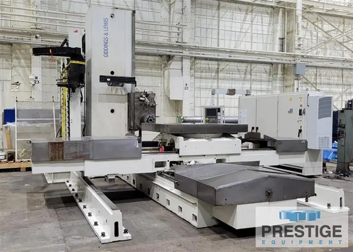 Used 2006 GIDDINGS & LEWIS RT-1250 Horizontal Table Type Boring Mills New York US | Prestige Equipment #146818