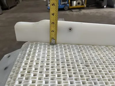 Safeline 4'L Incline Infeed Conveyor