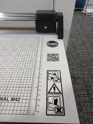 ROTATRIM 42" MASTER CUT II BENCH TOP PAPER CUTTER
