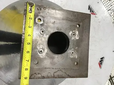USED METAL FABRICATOR HOPPER