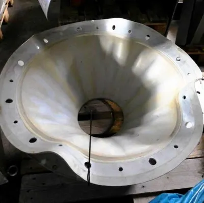 Krauss-Maffei VZU 125/2.5 perforate basket centrifuge, Hastelloy.