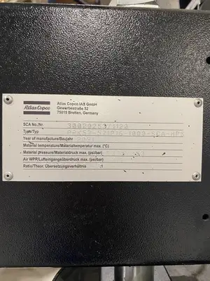 SCA | Atlas Copco  Adhesive Drum Dispensing System, Pumps and Controls - Used