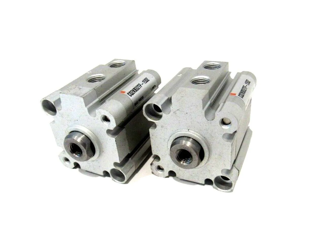 LOT OF 2 NEW SMC CQ2KB32TF-15DZ COMPACT CYLINDERS CQ2KB32TF15DZ