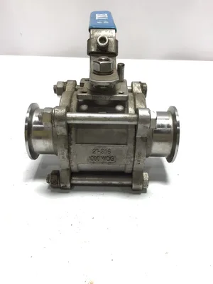 VNE 2″ 316 Stainless Sanitary Tri-clamp Ball Valve NPT
