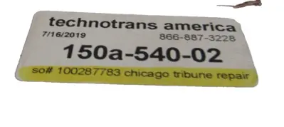 USED TECHNOTRANS 161A-080 COMMUNICATION MODULE 150A-540-02 161A080
