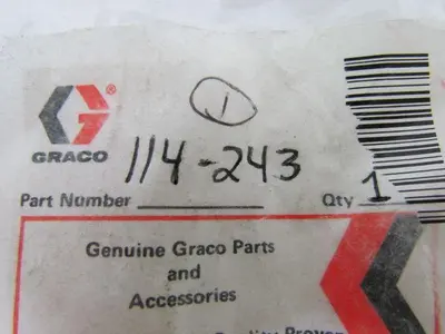 Graco 114243 114-243 UN-3-0375-C Check-All Valve Check Valve 1/4" x 3/8" NPTF
