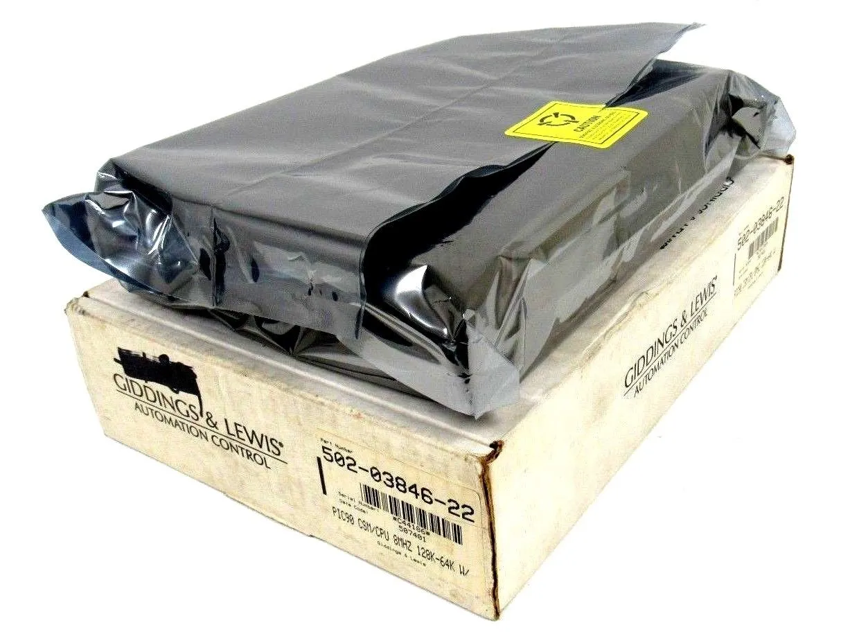 NEW GIDDINGS & LEWIS 502-03846-22 CPU MODULE 5020384622