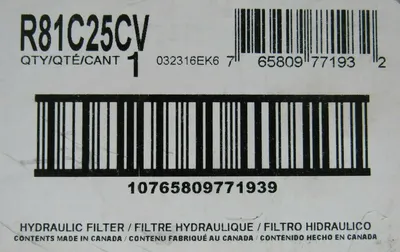 NEW R81C25CV HYDRAULIC FILTER