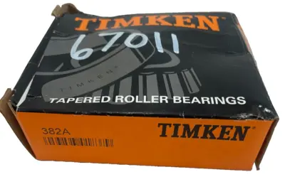 NEW LOT OF 2 TIMKEN 382A TAPERED ROLLER BEARING