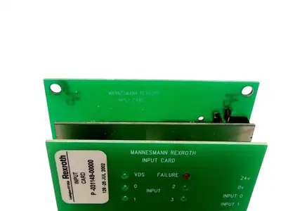 Used MANNESMANN REXROTH 24V 15 TOTAL INPUT CARD Misc Industrial Equipment | Maverick Industrial Sales #1101427