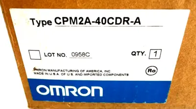 NEW OMRON CPM2A-40CDR-A PROGRAMMABLE LOGIC CONTROLLER CPM2A40CDRA