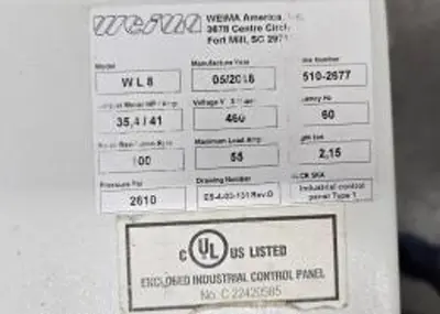 USED 2018 WEIMA WL 8