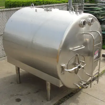 SPC9216  Tank 1,000 gallon horizontal tank, Stainless Steel
