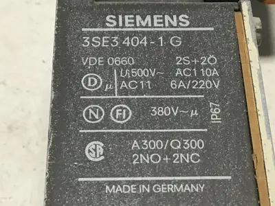 USED SIEMENS 3SE3 404-1G