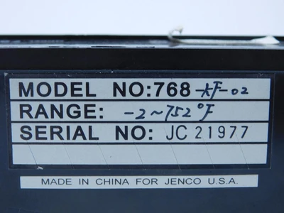 Used JENCO _UNKNOWN_ Meters - Misc | OCO Industrial #1735324