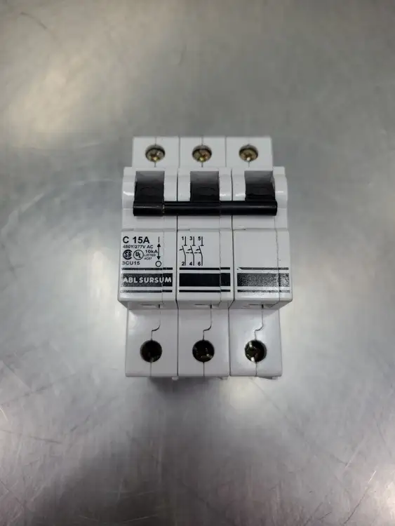 Used Altech Corp. ABL SURSUM C15A 3-Pole Circuit Breaker, 3CU15, 15A. Circuit Breakers South Carolina US | Palmetto Automation #1151434