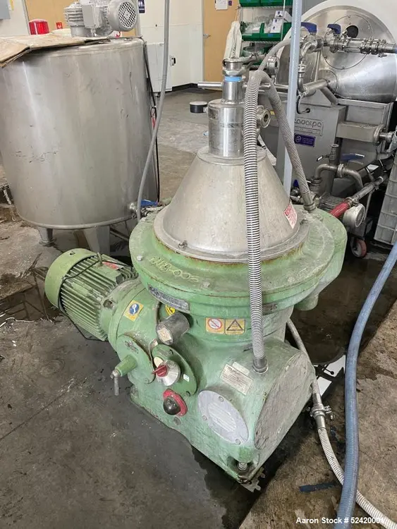 Used GEA WESTFALIA WSC20-01-506 Disc Automatic Centrifuges Illinois US | Aaron Equipment #84637