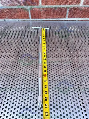 Stainless Steel  Pointed-Plunger Lance Sampler Probe w/ 21" Rod