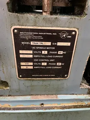 1997 SOUTHWESTERN INDUSTRIES TRAK TRL 1745P Lathes, CNC | Rock Solid Tools (19)
