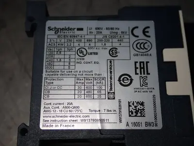 New | in-Stock SCHNEIDER ELECTRIC LP4K09 01BW3 PLC Contactors | HGR 24 #752571