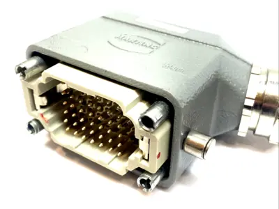 Used HARTING Industrial Connector Cable Assembly 4X/12 12-Pin 1930010154 Electrical Fittings Michigan US | Maverick Industrial Sales #1400588