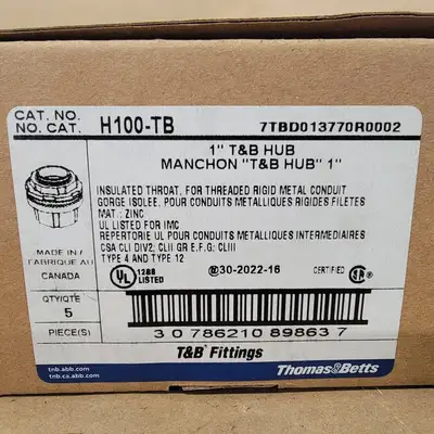 NEW THOMAS & BETTS H100-TB