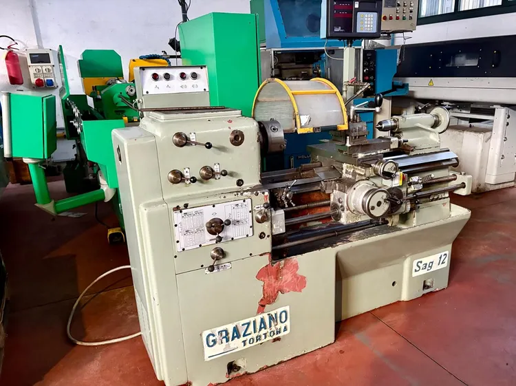 Used GRAZIANO SAG 12 Engine Lathes IT | Gamba Macchine Srl #1281133