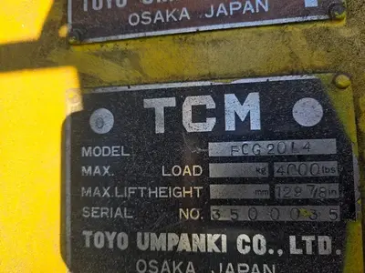 USED TCM FCG-20L4