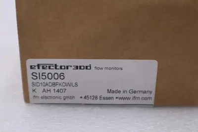 EFECTOR IFM SI5006 SID10ADBFKOW/LS Electronic Flow Monitor New Stock G436A