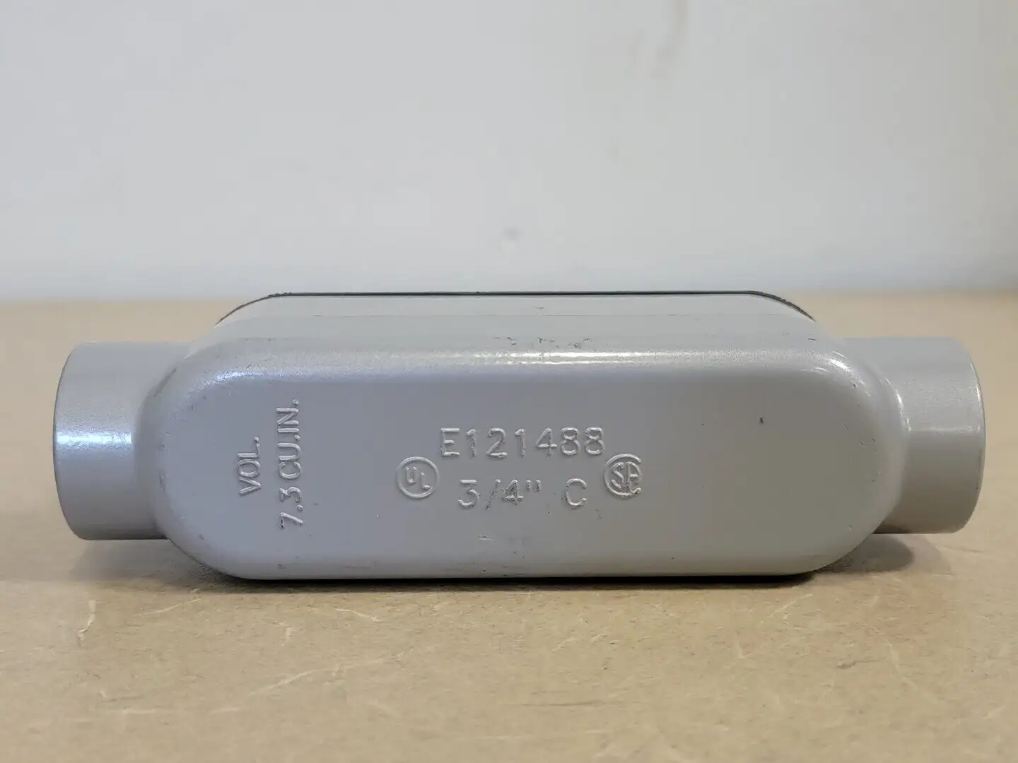 3/4" Conduit Body w/ Cover E121488