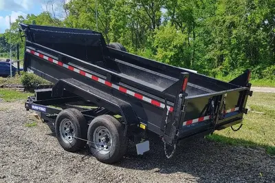 Used 2022 SURE TRAC 12 FOOT LOW PROFILE HOMEOWNER DUMP TRAILER Dump Trailers Michigan US | Proxy Equipment #1378403