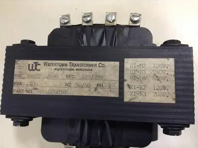 USED WATERTOWN TRANSFORMER CO XFMU000010