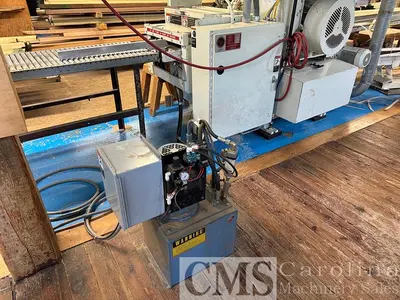 USED MEREEN JOHNSON 312DC/SR-J GANG RIP SAW WITH HYDRAULIC INFEED