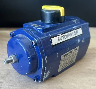 NEW OLD STOCK SPARES- FLOW-TEK INC Automator Model SR Actuator 1/2” 120PSI 🇺🇸