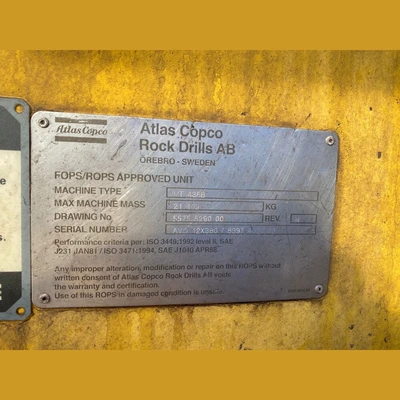 USED 2011 ATLAS COPCO MT436B