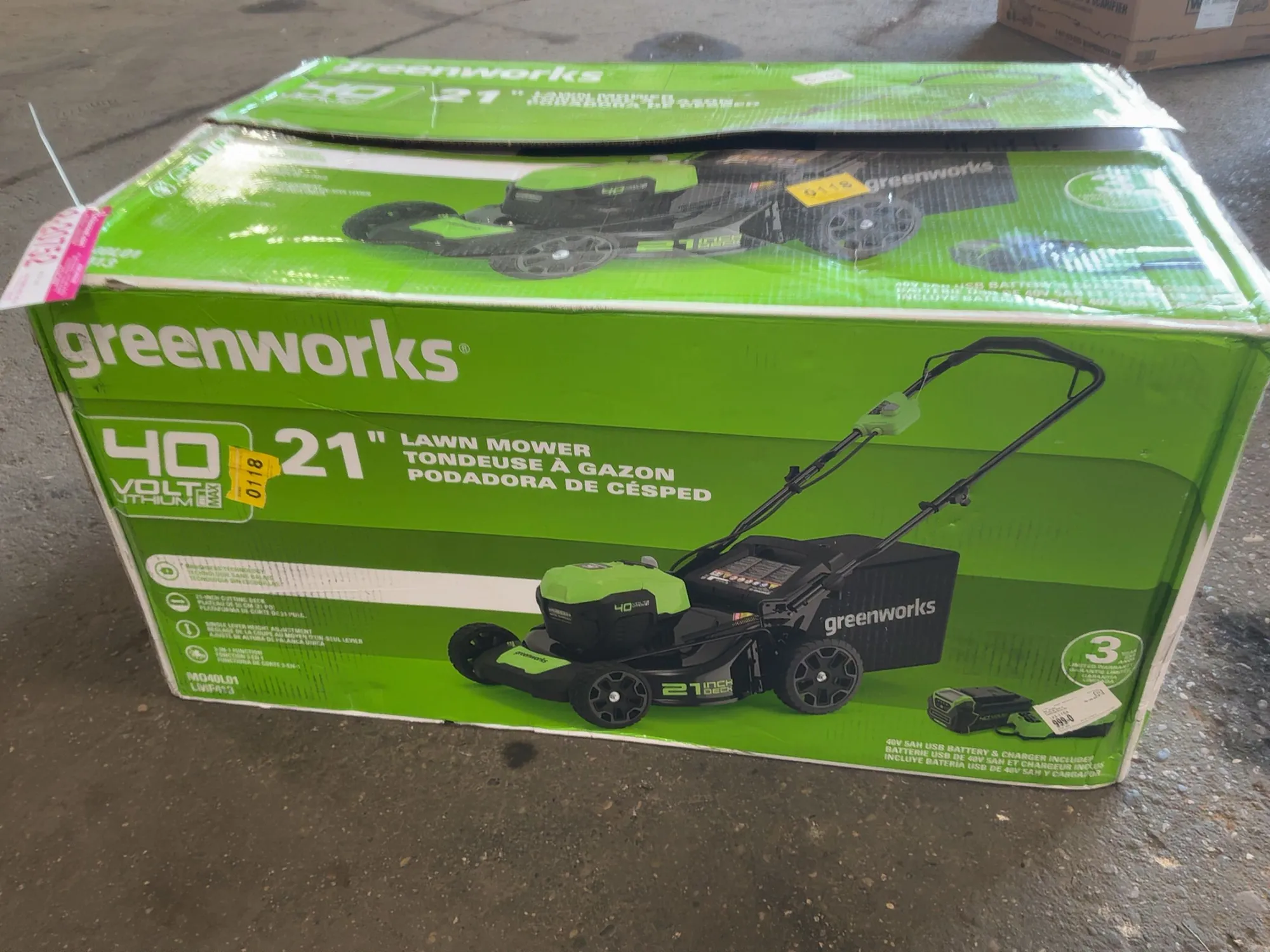Used GREENWORKS 21" 40 VOLT Mowers Michigan US | Miedema Asset Management Group #1324347