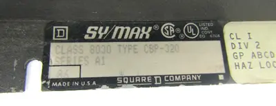 USED SQUARE D 8030 CBP-320 RS-422