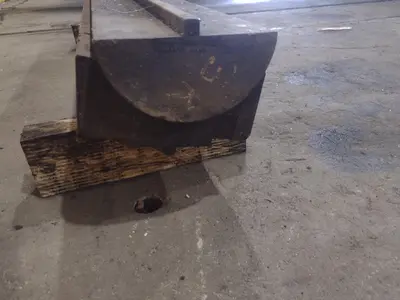 6" X 96" (2X48") RADIUS PRESS BRAKE DIE: STOCK #19464